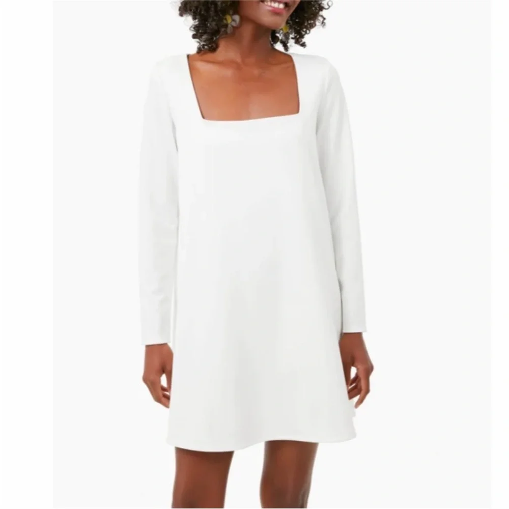 White Middleton Dress TUCKERNUCK X CAMERAN EUBANKS WIMBERLY, Size Small - Picture 2 of 8